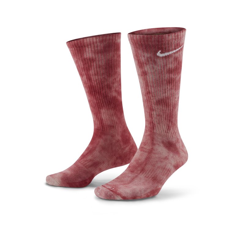 Nike Everyday Plus Calcetines largos con amortiguación - Rojo