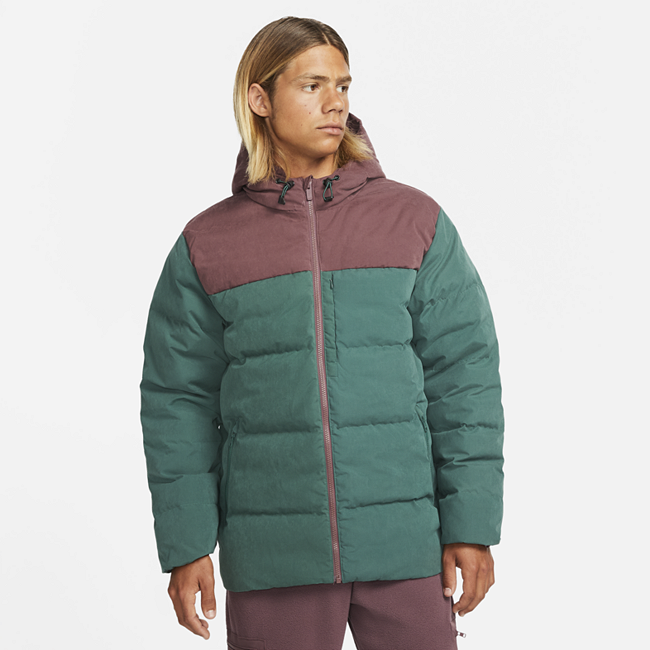 фото Куртка для скейтбординга с синтетическим наполнителем nike sb therma-fit - зеленый