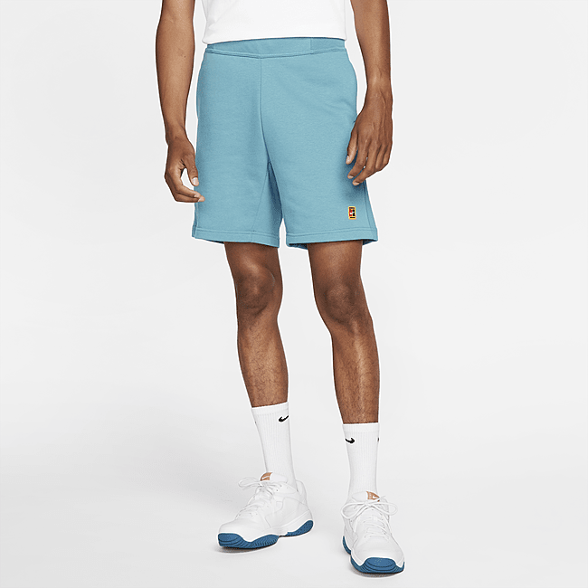 фото Мужские флисовые теннисные шорты nikecourt - синий