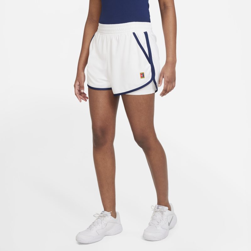 NikeCourt Dri-FIT Slam Pantalón corto de tenis - Mujer - Blanco