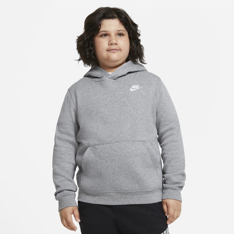 Nike Sportswear Club Fleece Sudadera con capucha - Niño - Gris