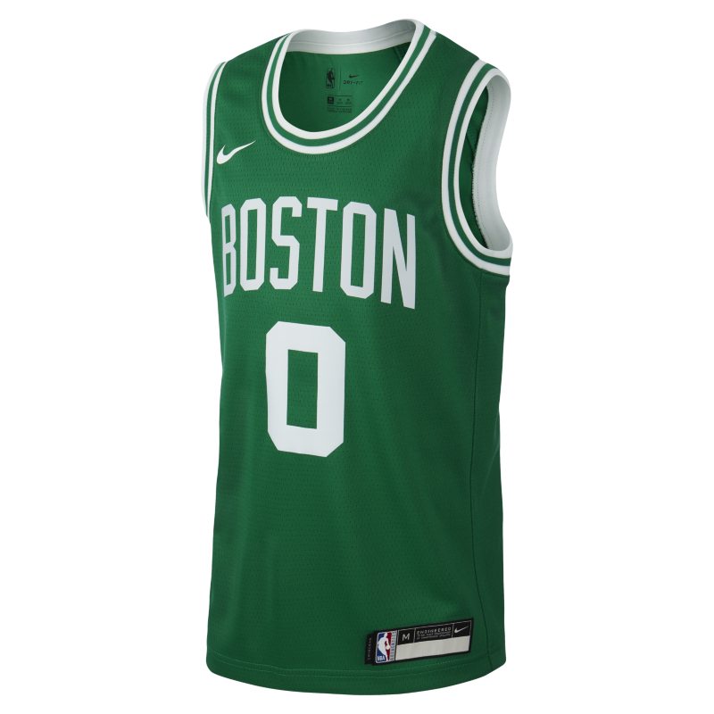 Jayson Tatum Celtics Icon Edition Camiseta Nike NBA Swingman - Niño/a - Verde