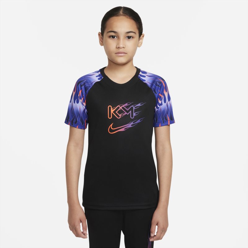 Nike Dri-FIT Kylian Mbappé Camiseta de fútbol - Niño/a - Negro