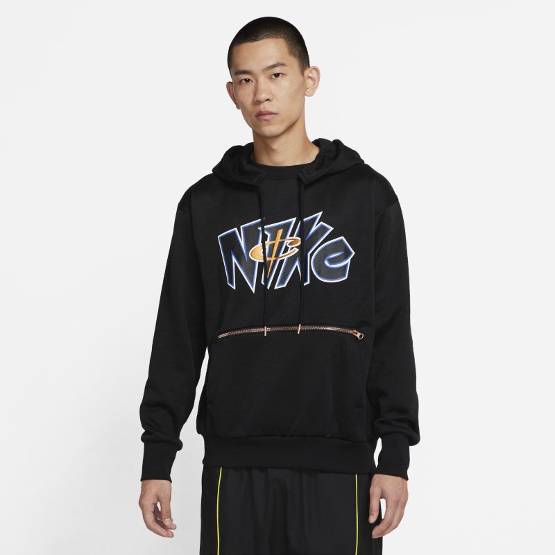 Nike Standard Issue Sudadera con capucha de baloncesto premium - Hombre - Negro
