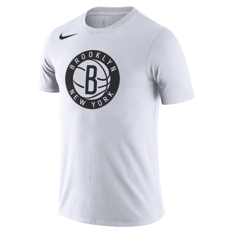 Brooklyn Nets Camiseta Logo Nike Dri-FIT de la NBA - Hombre - Blanco Nike