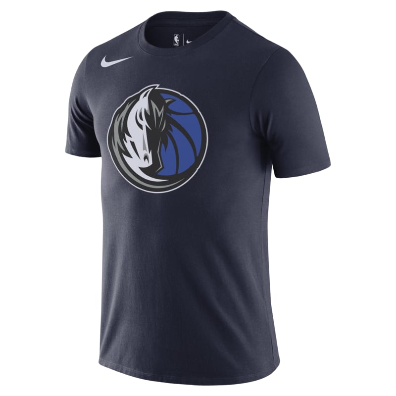 Dallas Mavericks Camiseta Logo Nike Dri-FIT de la NBA - Hombre - Azul