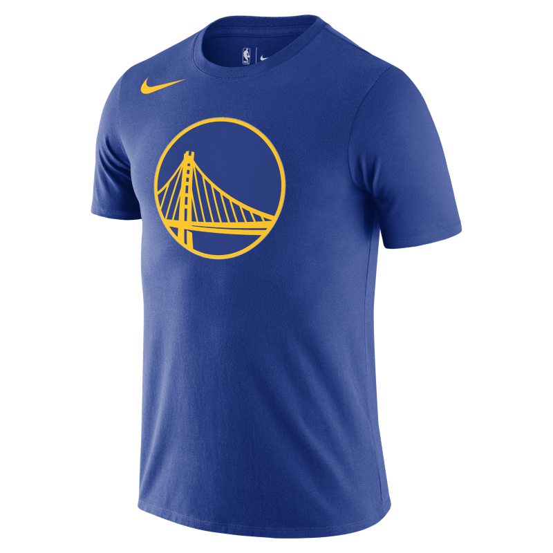 Golden State Warriors Camiseta Logo Nike Dri-FIT de la NBA - Hombre - Azul Nike