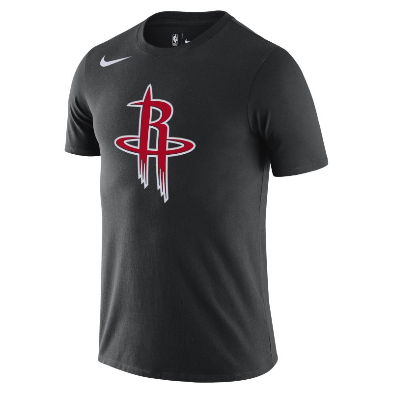 T-shirt męski z logo Nike Dri-FIT NBA Houston Rockets - Czerń
