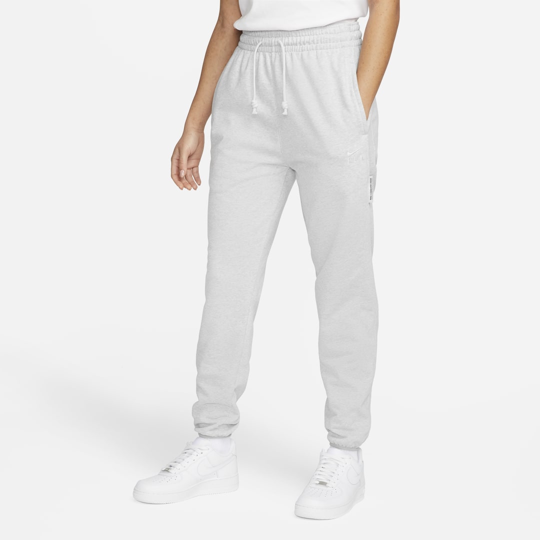 Nike Women's Dri-fit Swoosh Fly Standard Issue Basketball Pants In Grey ...