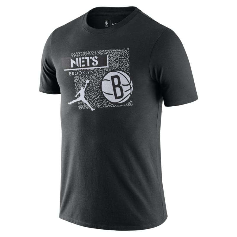 Brooklyn Nets Camiseta Jordan Dri-FIT de la NBA - Hombre - Negro