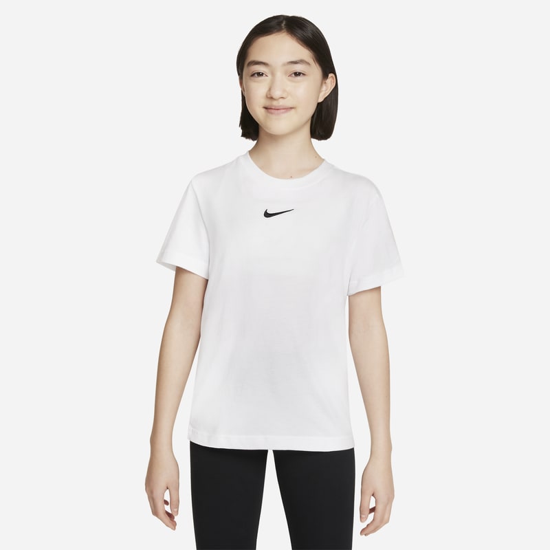 T-shirt Nike Sportswear för ungdom (tjejer) - Vit