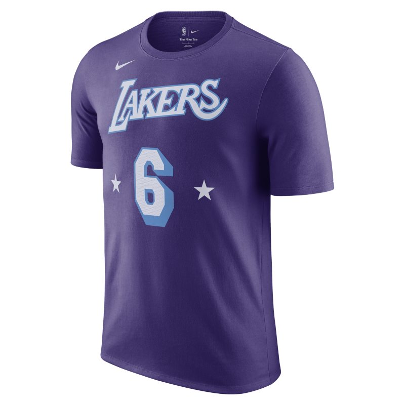Los Angeles Lakers City Edition Camiseta de jugador Nike de la NBA - Hombre - Morado