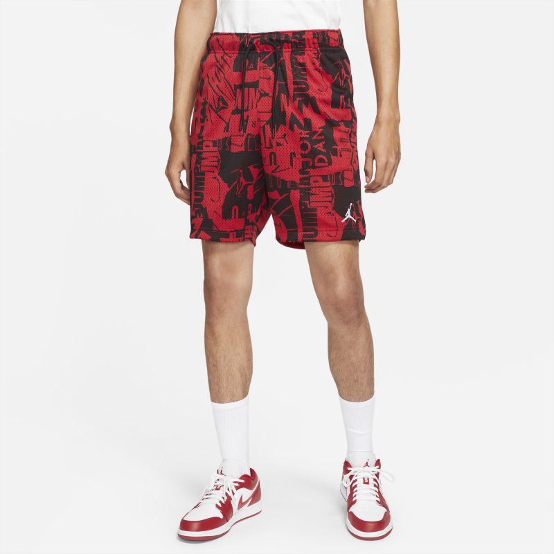 Jordan Essentials Pantalón corto de malla con estampado - Hombre - Rojo