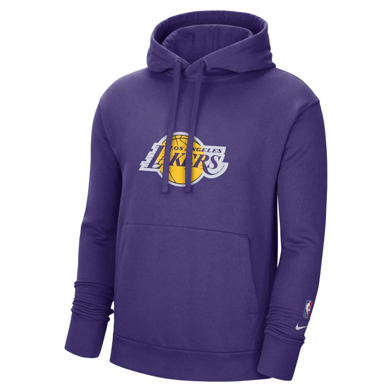 Los Angeles Lakers Essential Sudadera con capucha de tejido Fleece Nike de la NBA - Hombre - Morado