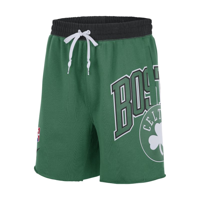 Boston Celtics Courtside Pantalón corto de tejido Fleece Nike de la NBA - Hombre - Verde