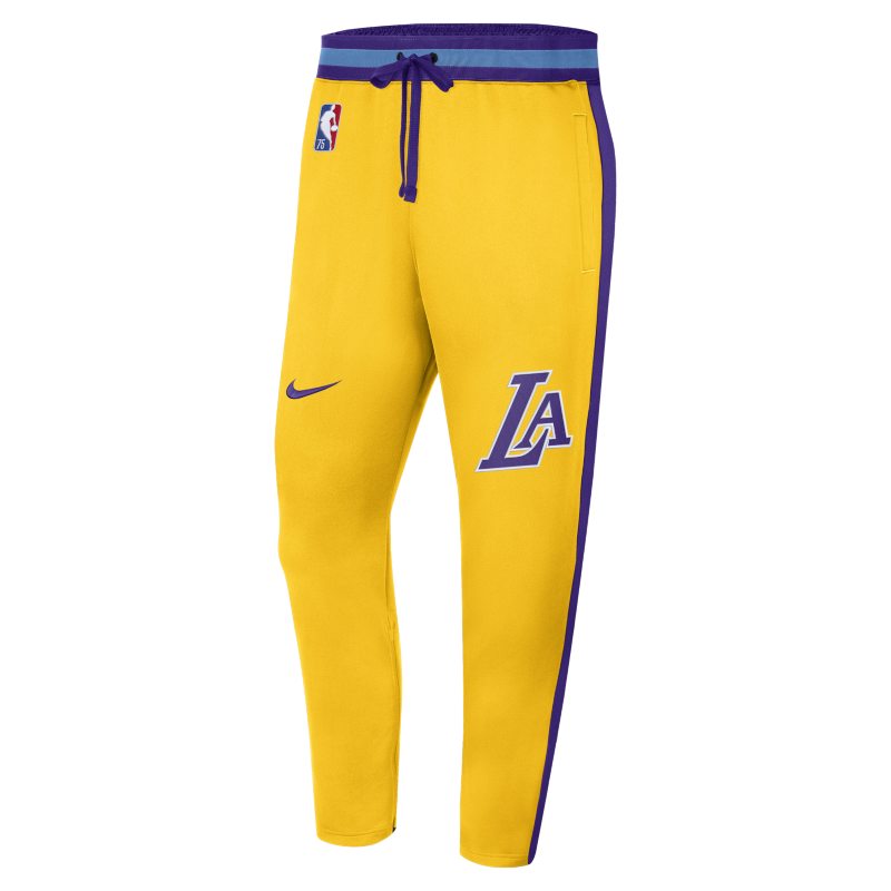 Los Angeles Lakers Showtime Pantalón Nike Dri-FIT de la NBA - Hombre - Amarillo