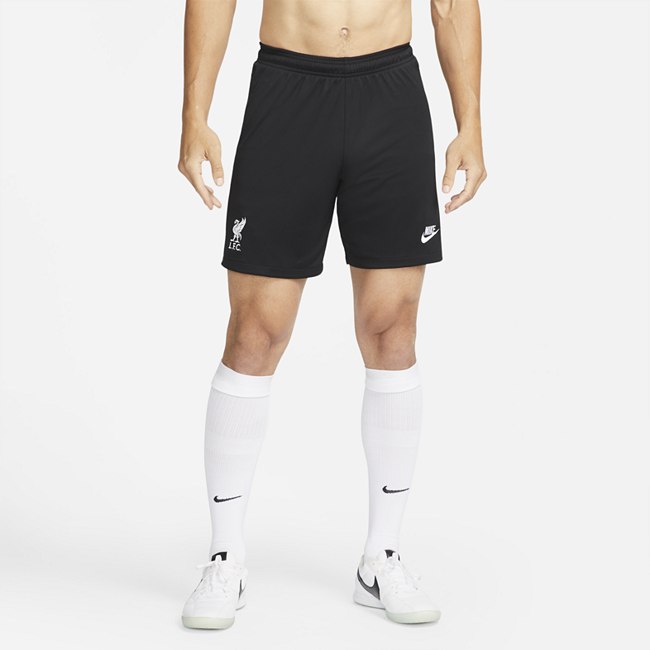фото Мужские футбольные шорты из вратарской формы фк «ливерпуль» 2021/22 stadium - черный