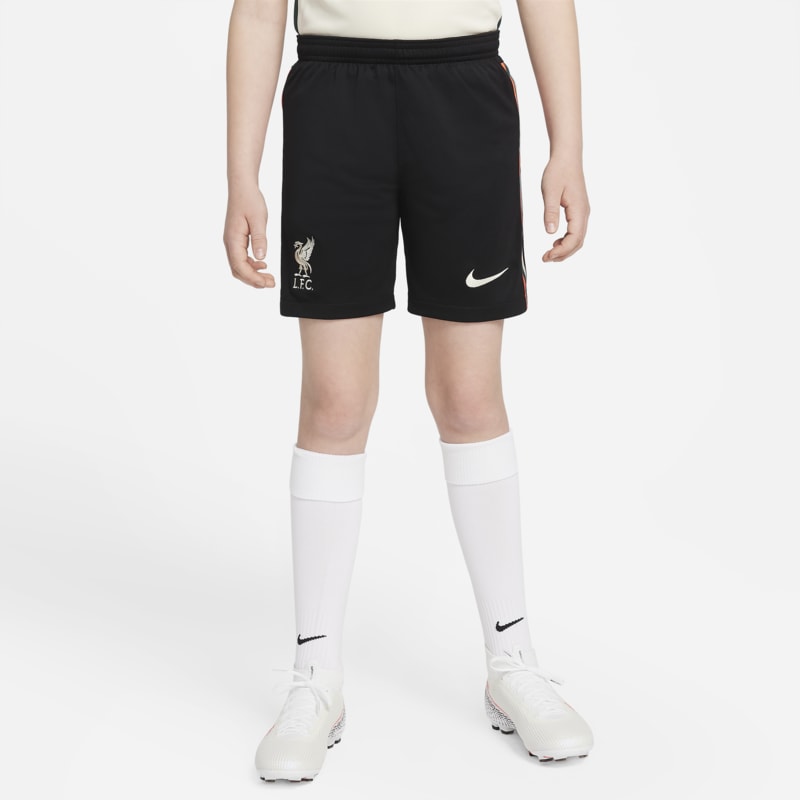 Segunda equipación Stadium Liverpool FC 2021/22 Pantalón corto de fútbol Nike Dri-FIT - Niño/a - Negro