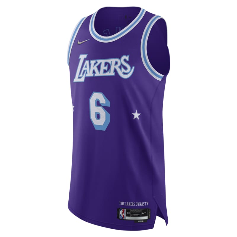 Los Angeles Lakers City Edition Camiseta Nike Dri-FIT ADV NBA Authentic - Morado