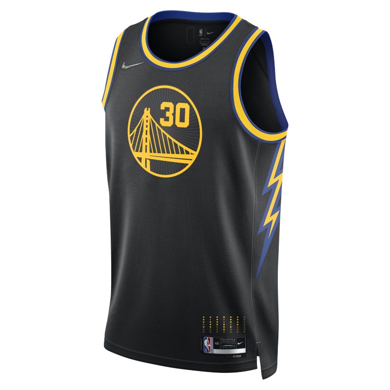 Golden State Warriors City Edition Camiseta Nike Dri-FIT NBA Swingman - Negro