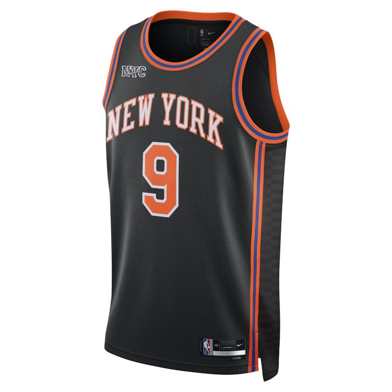 New York Knicks City Edition Camiseta Nike Dri-FIT NBA Swingman - Negro