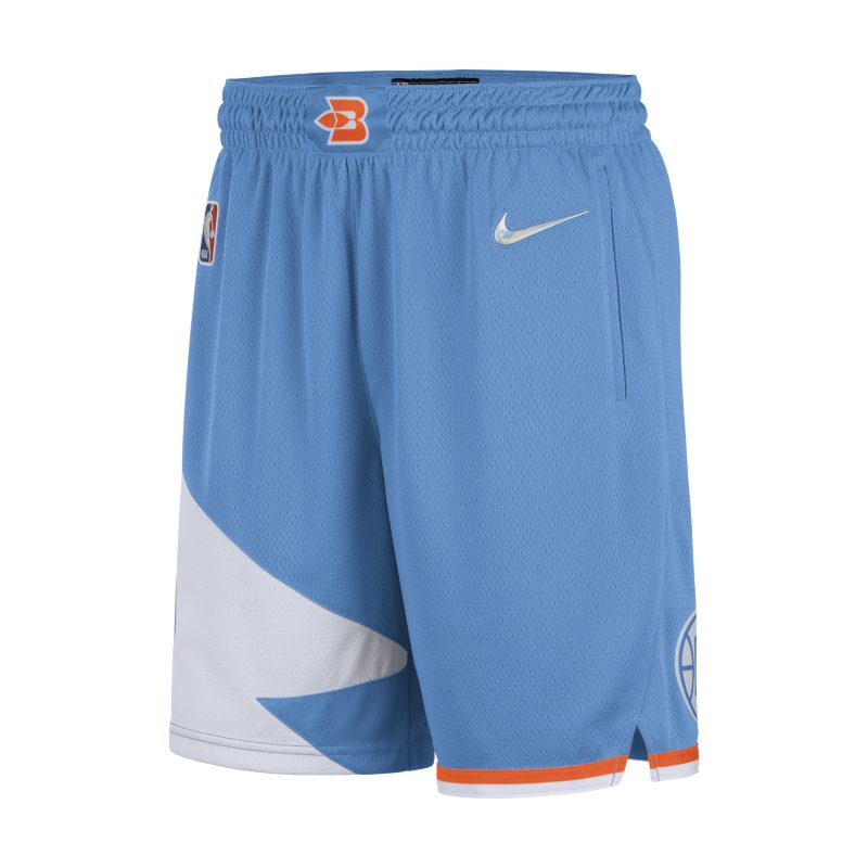 LA Clippers City Edition Pantalón corto Nike Dri-FIT Swingman de la NBA - Hombre - Azul