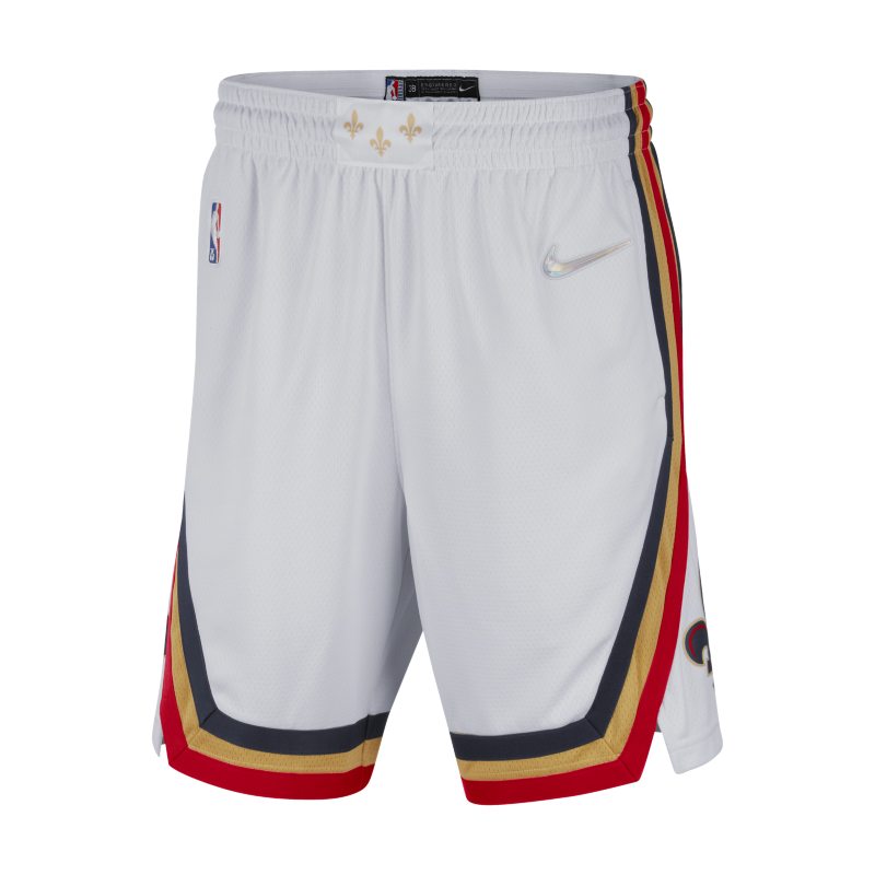 New Orleans Pelicans City Edition Pantalón corto Nike Dri-FIT Swingman de la NBA - Hombre - Blanco