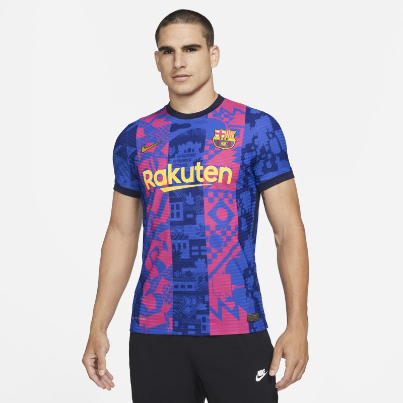  Tercera equipaciión Match FC Barcelona 2021/22 Camiseta de fútbol Nike Dri-FIT ADV - Hombre - Azul