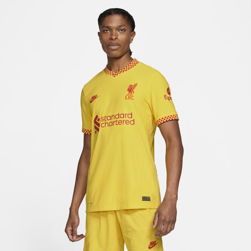  Tercera equipaciión Match Liverpool FC 2021/22 Camiseta de fútbol Nike Dri-FIT ADV - Hombre - Amarillo