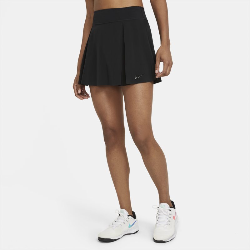 Nike Club Skirt Falda de tenis normal (Talla alta) - Mujer - Negro