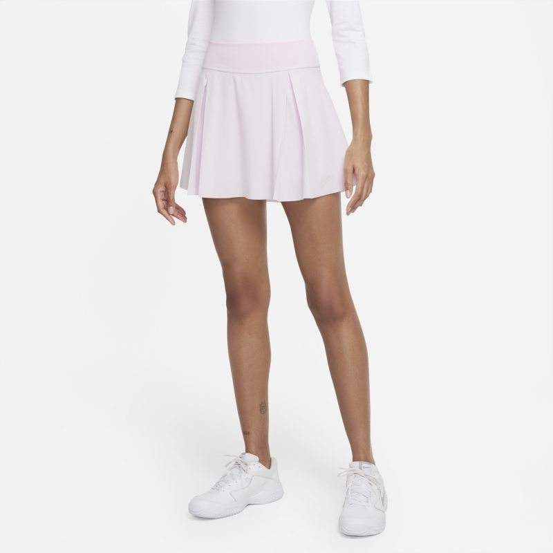 Nike Club Skirt Falda de tenis normal (Talla alta) - Mujer - Rosa