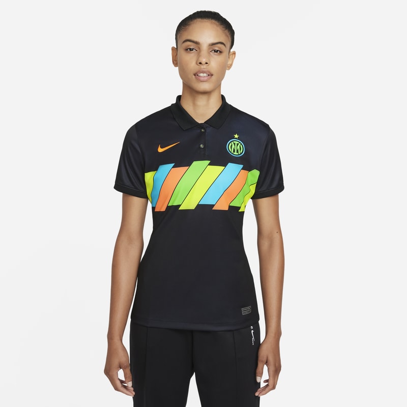 Tercera equipación Stadium Inter de Milán 2021/22 Camiseta de fútbol Nike Dri-FIT - Mujer - Negro