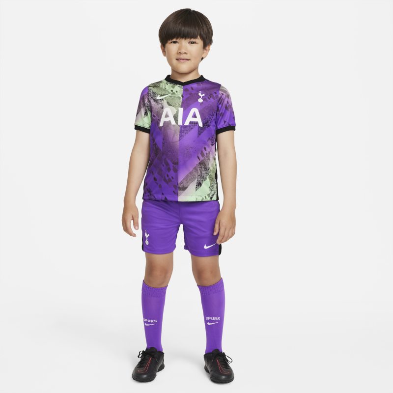 Tercera equipación Tottenham Hotspur 2021/22 Equipación de fútbol Nike Dri-FIT - Niño/a pequeño/a - Morado