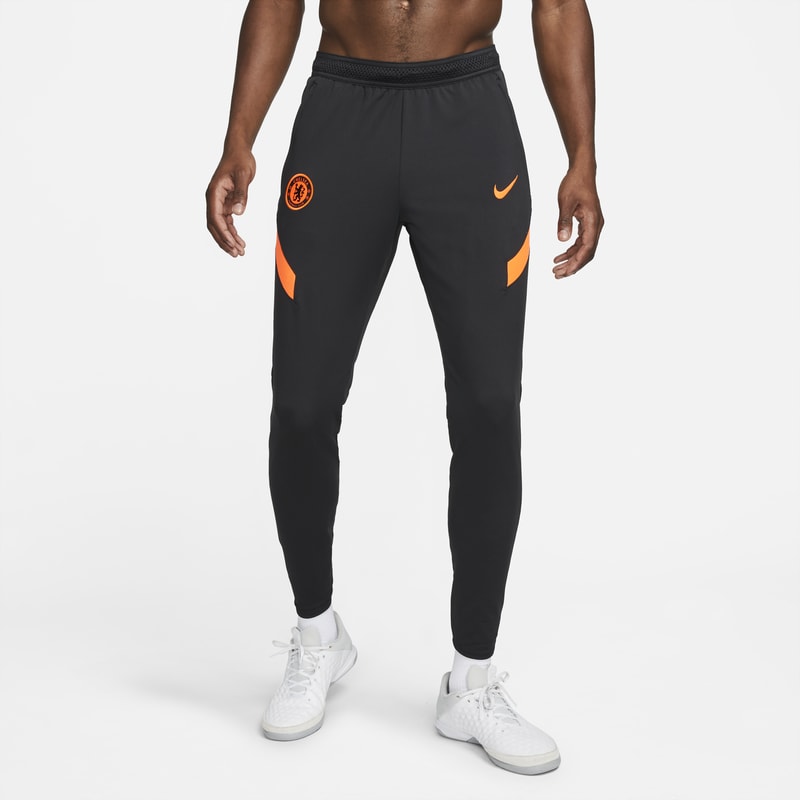 Chelsea FC Strike Pantalón de fútbol de tejido Knit Nike Dri-FIT - Hombre - Negro