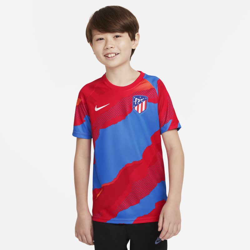 Atlético de Madrid Camiseta de fútbol para antes del partido Nike Dri-FIT - Niño/a - Rojo