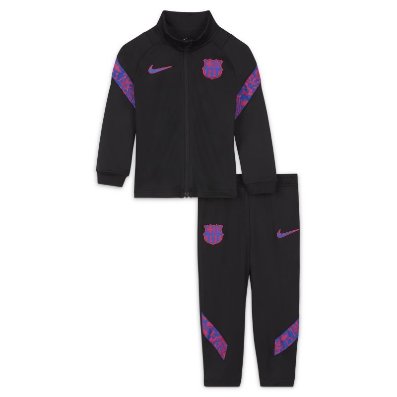FC Barcelona Strike Chándal de fútbol de tejido Knit Nike Dri-FIT - Bebé e infantil - Negro