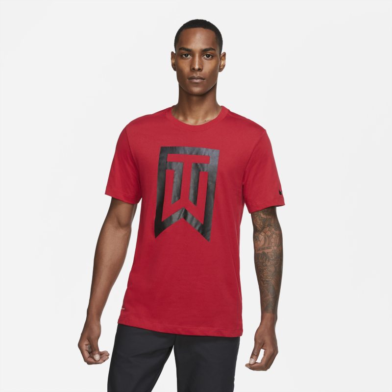 Tiger Woods Camiseta de golf con logotipo - Hombre - Rojo