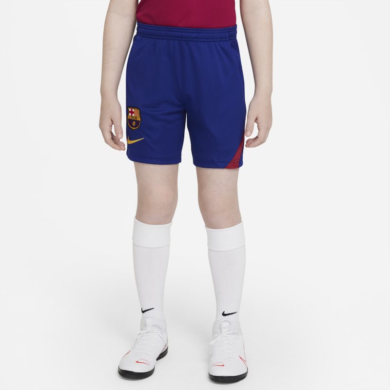 FC Barcelona Academy Pro Pantalón corto de fútbol Nike Dri-FIT - Niño/a - Azul