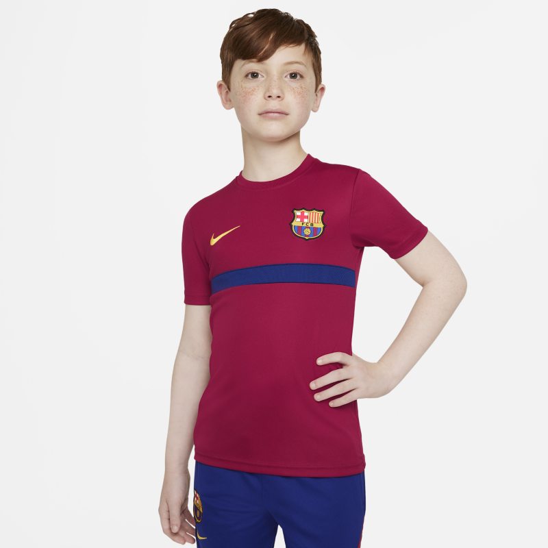FC Barcelona Academy Pro Camiseta de fútbol de manga corta Nike Dri-FIT - Niño/a - Rojo