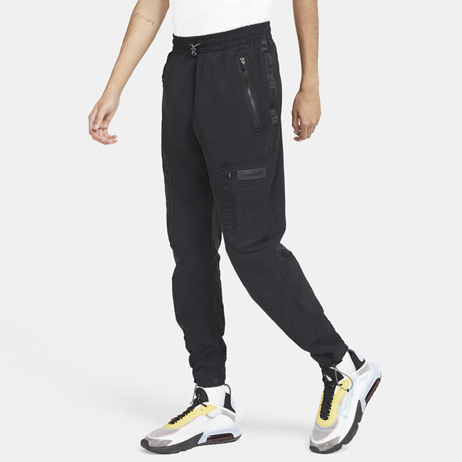 фото Мужские брюки карго из тканого материала nike sportswear air max - черный
