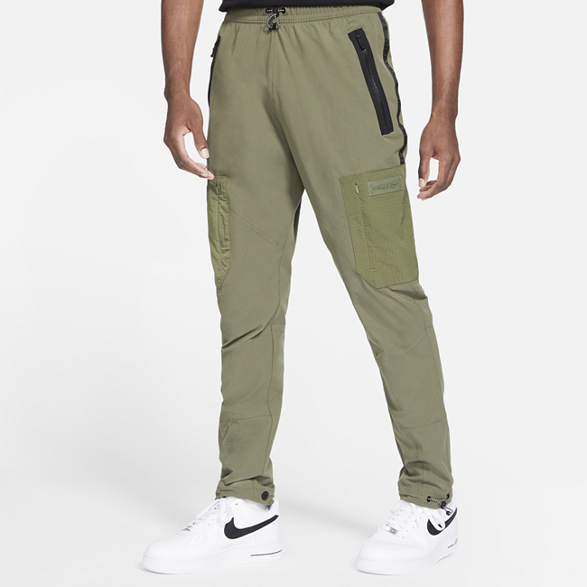 фото Мужские брюки карго из тканого материала nike sportswear air max - зеленый