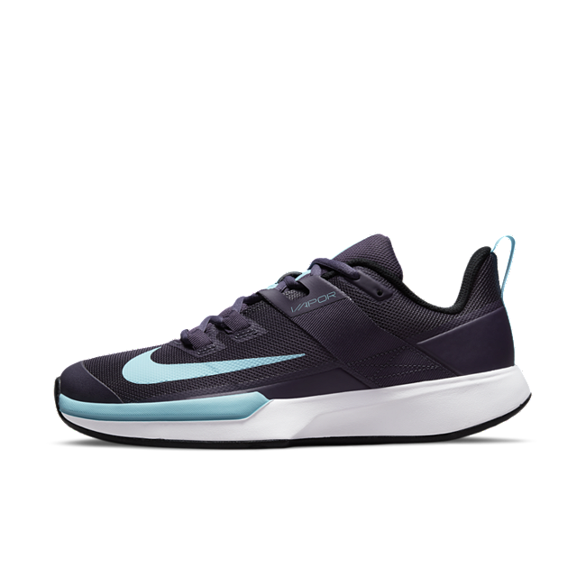 фото Женские теннисные кроссовки для игры на кортах с твердым покрытием nikecourt vapor lite - пурпурный