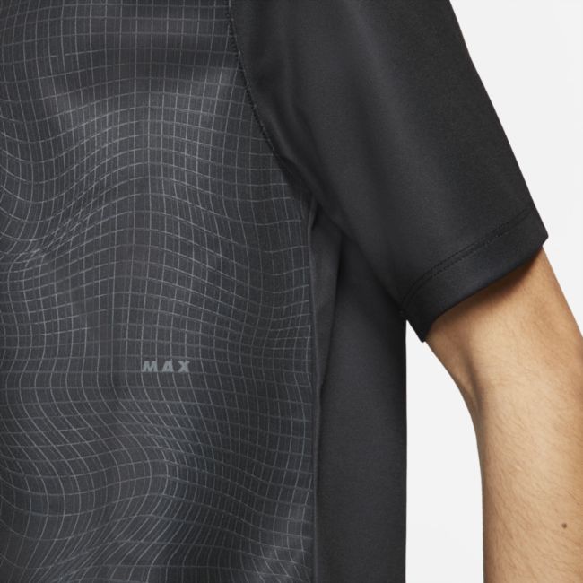 Męska koszulka z krótkim rękawem Nike Air Max - Czerń