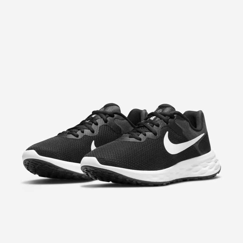 Nike Revolution 6, Negro/Gris ahumado oscuro/Gris frío/Blanco, hi-res