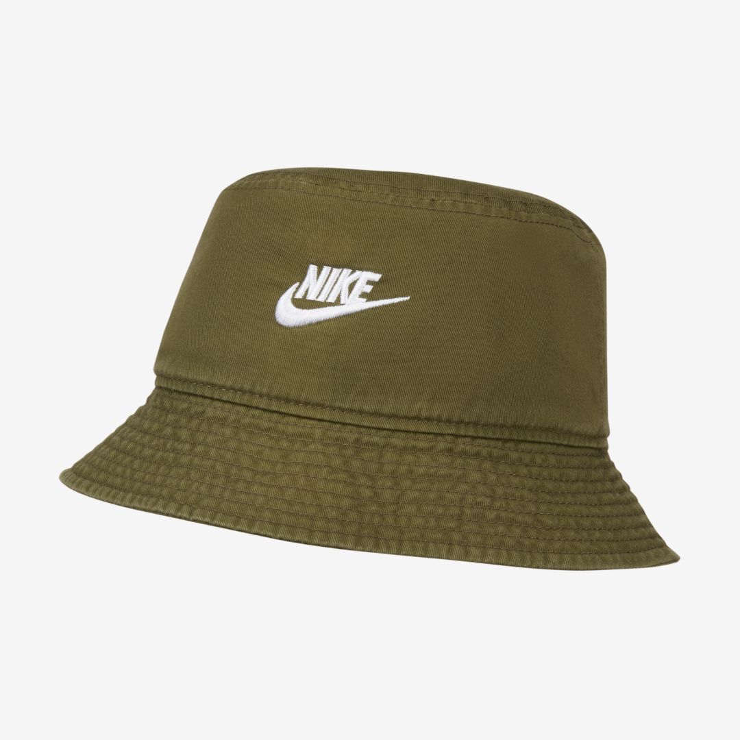 Nike Sportswear Bucket Hat In Rough Green,white | ModeSens