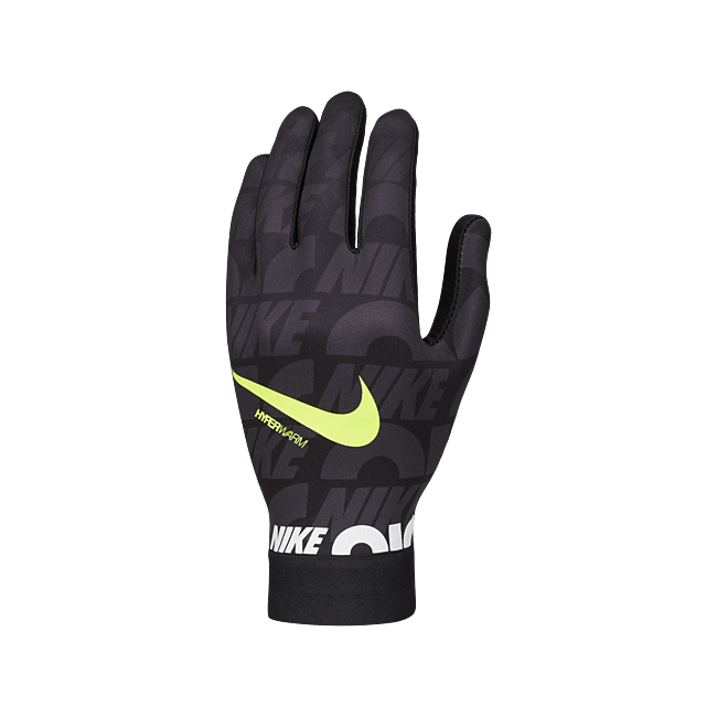 фото Футбольные перчатки nike academy hyperwarm - черный