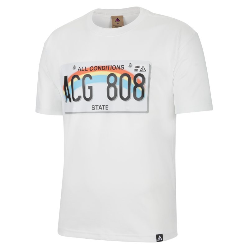 Nike ACG "License Plate" Camiseta de manga corta - Hombre - Blanco
