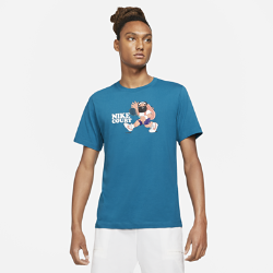 ナイキコート メンズ テニス Tシャツ DC5377-301 ブルーの大画像