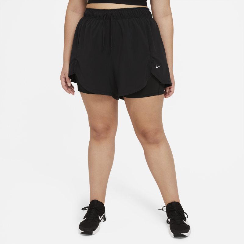 Nike Flex Essential Pantalón corto de entrenamiento 2 en 1 - Mujer - Negro