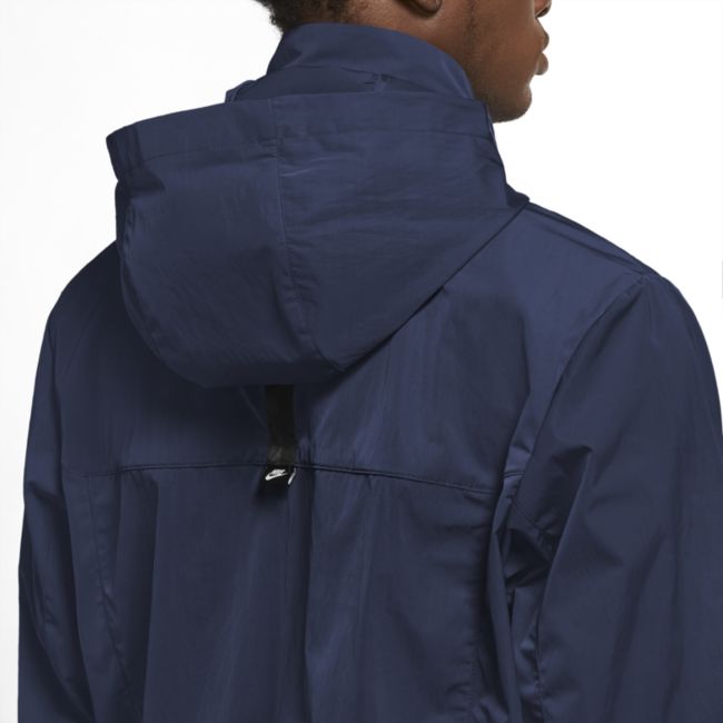 Męska kurtka z kapturem bez podszewki M65 Nike Sportswear Premium Essentials - Niebieski